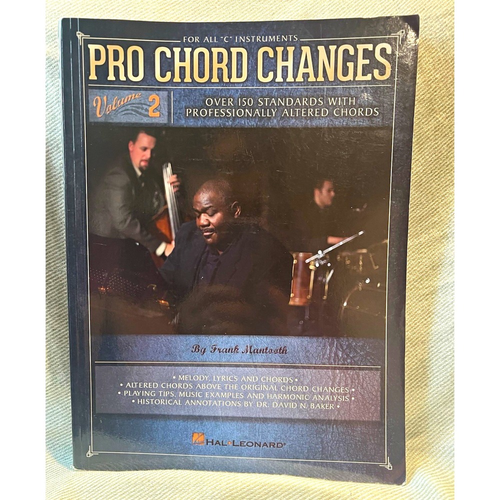 Hal Leonard Pro Chord Changes Vol 2 Song Book C Instruments HL00113012